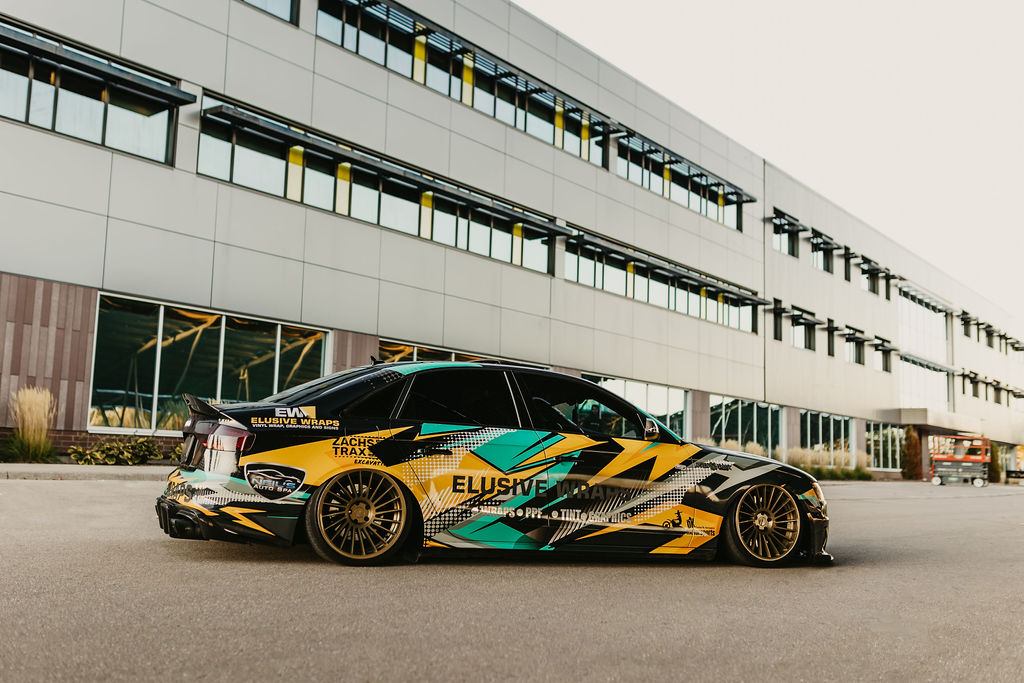 A car wrapped by elusive wraps in waterloo